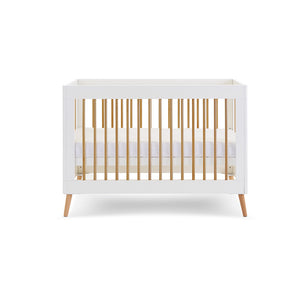 Obaby Maya 3 Piece Room Set - White Cot Middle Setting