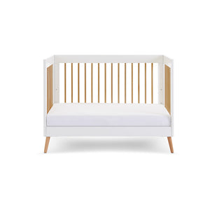 Obaby Maya Mini Cot Bed White Open Front