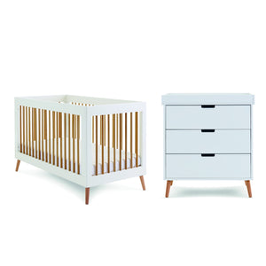 Obaby Maya 2 Piece Room Set - White 