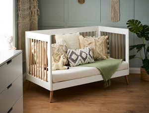 Obaby Maya Cot Bed - White Day Bed In Room