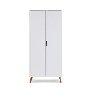 Obaby Maya Mini 3 Piece Room Set - White Wardrobe Front