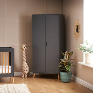 Obaby Maya 3 Piece Room Set - Slate Wardrobe