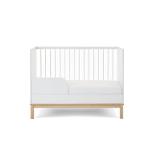 Obaby Astrid Mini Cot Bed - White - Front Open