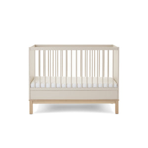 Obaby Astrid Mini Cot Bed - Satin - Front Low