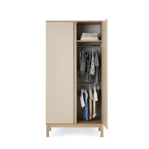 Obaby Astrid Double Wardrobe - Satin - Front Open