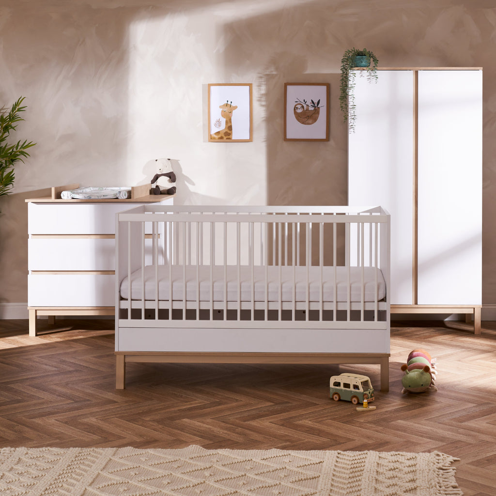 Obaby Astrid 3 Piece Room Set - White or Satin