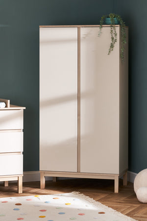 Obaby Astrid Double Wardrobe - Satin - In Room