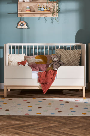 Obaby Astrid Cot Bed - Satin - Front Open